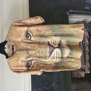 Men Tiger Tshirt Size 2x